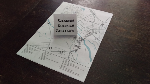 Szlakiem kolskich zabytków - mapka